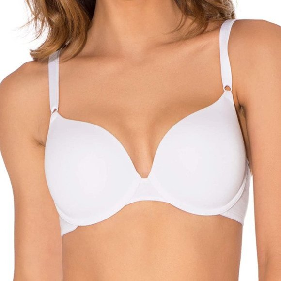 FRUIT OF THE LOOM 2PK UNDERWIRE T-SHIRT BRAS White/Blush Rose Stretch 38DDD NEW… - Picture 2 of 5